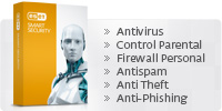 ESET Smart Security. Antivirus, Antispyware, Firewall y Antispam en un �nico producto.