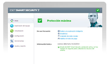 ESET Smart Security. Antivirus, Antispyware, Firewall y Antispam.