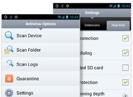 Captura de pantalla de ESET Endpoint Security para Android