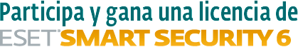 Participa y gana una licencia de ESET SMART SECURITY