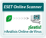 ESET Online Scanner - Antivirus en línea gratis con la tecnología de ESET NOD32