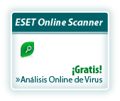 ESET Online Scanner - Antivirus en línea gratis con la tecnología de ESET NOD32